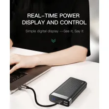 УМБ Baseus Parallel 20000mAh 18W з технологією QC3.0 + PD Чорний