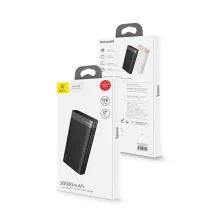 УМБ Baseus Parallel 20000mAh 18W з технологією QC3.0 + PD Чорний