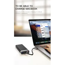 УМБ Baseus Parallel 20000mAh 18W з технологією QC3.0 + PD Чорний