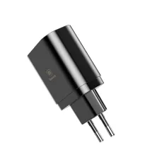 Мережевий зарядний пристрій Baseus Mirror Travel Digital Display 3USB 3.4A Чорний