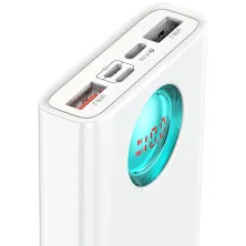 УМБ Baseus Amblight 20000mAh 18W з технологією QC3.0 + PD3.0 Білий