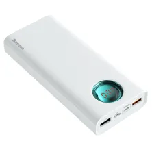 УМБ Baseus Amblight 20000mAh 18W з технологією QC3.0 + PD3.0 Білий
