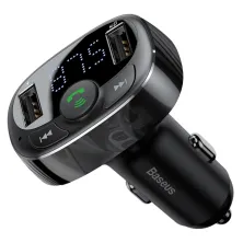 FM-трансмиттер Baseus T-Typed MP3 Car Charger S-09A Black (CCTM-01)