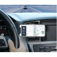 Беспроводное автомобильное зарядное устройство Baseus Smart Vehicle Bracket с технологией Qi 10W Черное