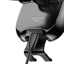 Беспроводное автомобильное зарядное устройство Baseus Smart Vehicle Bracket с технологией Qi 10W Черное