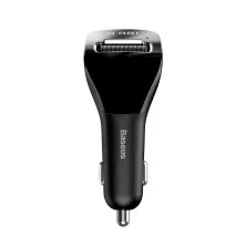 Bluetooth Baseus Streamer AUX/FM MP3 WAV авто адаптер ресивер магнитолы 2USB(3A) Черный