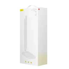 Настільна лампа Baseus LED 3in1 з бездротовою зарядкою з технологією Qi 10W MAX та USB Білий