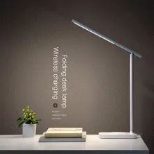 Настільна лампа Baseus LED 3in1 з бездротовою зарядкою з технологією Qi 10W MAX та USB Білий