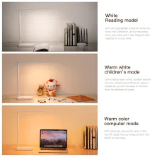 Настільна лампа Baseus LED 3in1 з бездротовою зарядкою з технологією Qi 10W MAX та USB Білий