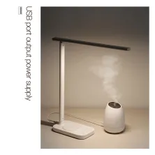 Настільна лампа Baseus LED 3in1 з бездротовою зарядкою з технологією Qi 10W MAX та USB Білий