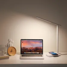 Настільна лампа Baseus LED 3in1 з бездротовою зарядкою з технологією Qi 10W MAX та USB Білий