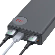 УМБ Baseus Mulight 30000mAh 33W з технологією QC3.0 + PD3.0 Чорний