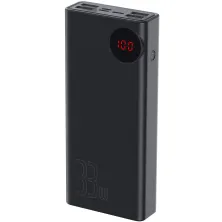 УМБ Baseus Mulight 30000mAh 33W з технологією QC3.0 + PD3.0 Чорний