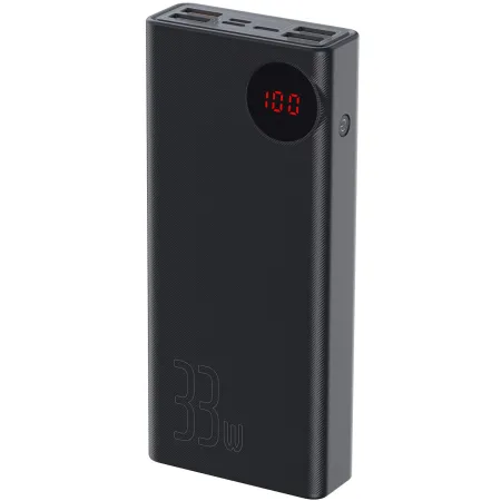 УМБ Baseus Mulight 30000mAh 33W з технологією QC3.0 + PD3.0 Чорний