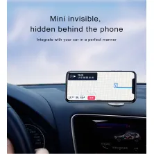 Автодержатель для телефона магнитный Baseus Bullet Magnetic на торпедо Серебристый