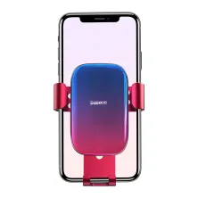 Автодержатель для телефона Baseus Glaze Gravity Car в воздуховод Красный