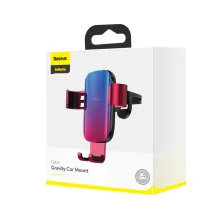 Автодержатель для телефона Baseus Glaze Gravity Car в воздуховод Красный