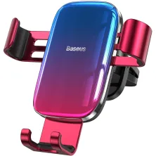 Автодержатель для телефона Baseus Glaze Gravity Car в воздуховод Красный