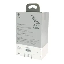 Автотримач для телефону магнітний Baseus Solid Series Telescopic на торпедо Золотисто-Рожевий