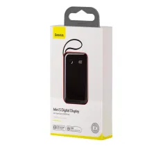 УМБ Baseus Mini S 10000mAh 15W 3A з технологією QC3.0 + PD3.0 і Type-C кабелем Червоний