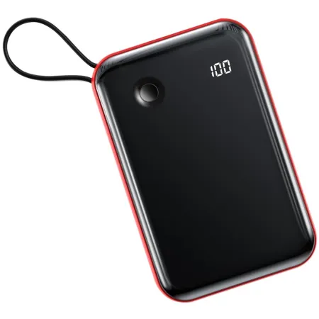 УМБ Baseus Mini S 10000mAh 15W 3A з технологією QC3.0 + PD3.0 і Type-C кабелем Червоний