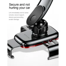 Автотримач для телефону Baseus Metal Age Gravity на торпедо Сірий