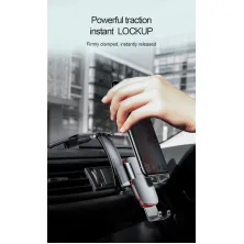 Автотримач для телефону Baseus Metal Age Gravity на торпедо Сірий