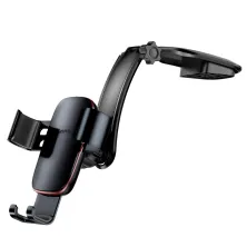 Автотримач для телефону Baseus Metal Age Gravity на торпедо Сірий