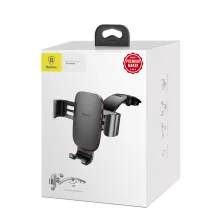 Автотримач для телефону Baseus Metal Age Gravity на торпедо Сірий