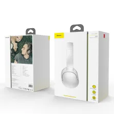 Бездротові навушники Bluetooth Baseus Encok D02 Білий