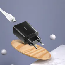 Сетевое зарядное устройство Baseus Speed Mini QC Single PD3.0 18W Type-C 3A Черный