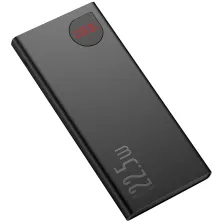 УМБ Baseus Adaman 10000mAh 22.5W з технологією QC3.0 + PD3.0 Чорний