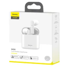 Бездротові Bluetooth навушники Baseus Encok TWS W09 Білий