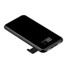 УМБ Baseus Full Screen 2in1 Bracket 8000mAh 2A з Бездротовий зарядкою Qi 5W Чорний