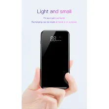 УМБ Baseus Full Screen 2in1 Bracket 8000mAh 2A з Бездротовий зарядкою Qi 5W Чорний