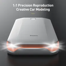 Пускозарядное устройство Бустер Baseus Car Jamp Starter Super Energy 3in1 12V 8000mAh с функцией Павербанка 5V/2.4A и LED фонарика Белый