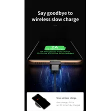 Автотримач для телефону Baseus YY ehicle в повітропровід із зарядним кабелем Lightning 2A 1м Червоний