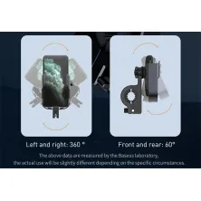 Мото-вело тримач для смартфона Baseus Armor Motorcycle Holder Чорний