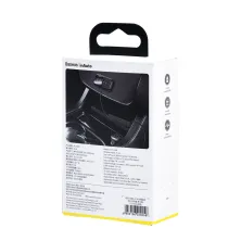 AUX/FM-трансмітер Baseus S-16 MP3 VAW авто адаптер ресивер магнітоли 2USB 3.1A Чорний