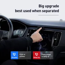 AUX/FM-трансмітер Baseus S-16 MP3 VAW авто адаптер ресивер магнітоли 2USB 3.1A Чорний