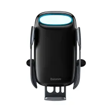 Бездротовий зарядний пристрій Baseus Milky Way Electric Holder з технологією Qi 15W Чорний