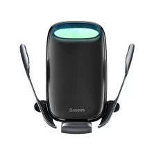 Бездротовий зарядний пристрій Baseus Milky Way Electric Holder з технологією Qi 15W Чорний