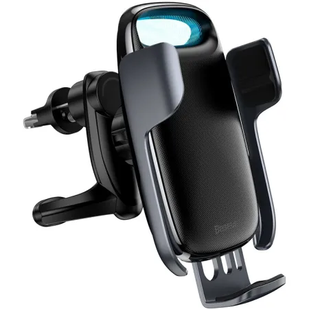 Бездротовий зарядний пристрій Baseus Milky Way Electric Holder з технологією Qi 15W Чорний