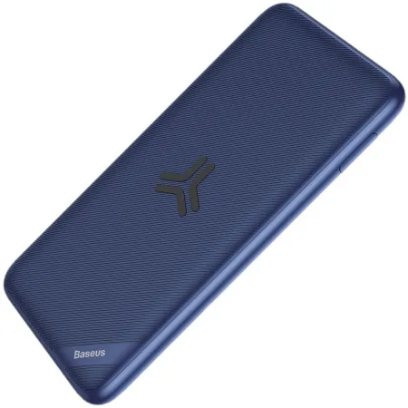 УМБ Baseus S10 1in2 Bracket 10000mAh 18W QC3.0 PD з Бездротовий зарядкою Qi 10W Синій