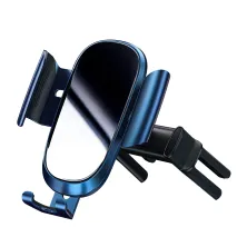 Автодержатель для телефона Baseus Future Gravity Vehicle в круглый воздуховод Синий
