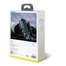 Автодержатель для телефона Baseus Future Gravity Vehicle в круглый воздуховод Синий