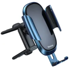 Автодержатель для телефона Baseus Future Gravity Vehicle в круглый воздуховод Синий