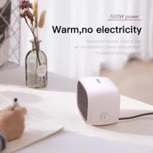 Тепловентилятор Baseus Warm Little White Fan Heater 500W Білий