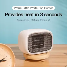 Тепловентилятор Baseus Warm Little White Fan Heater 500W Білий