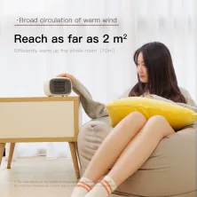 Тепловентилятор Baseus Warm Little White Fan Heater 500W Білий